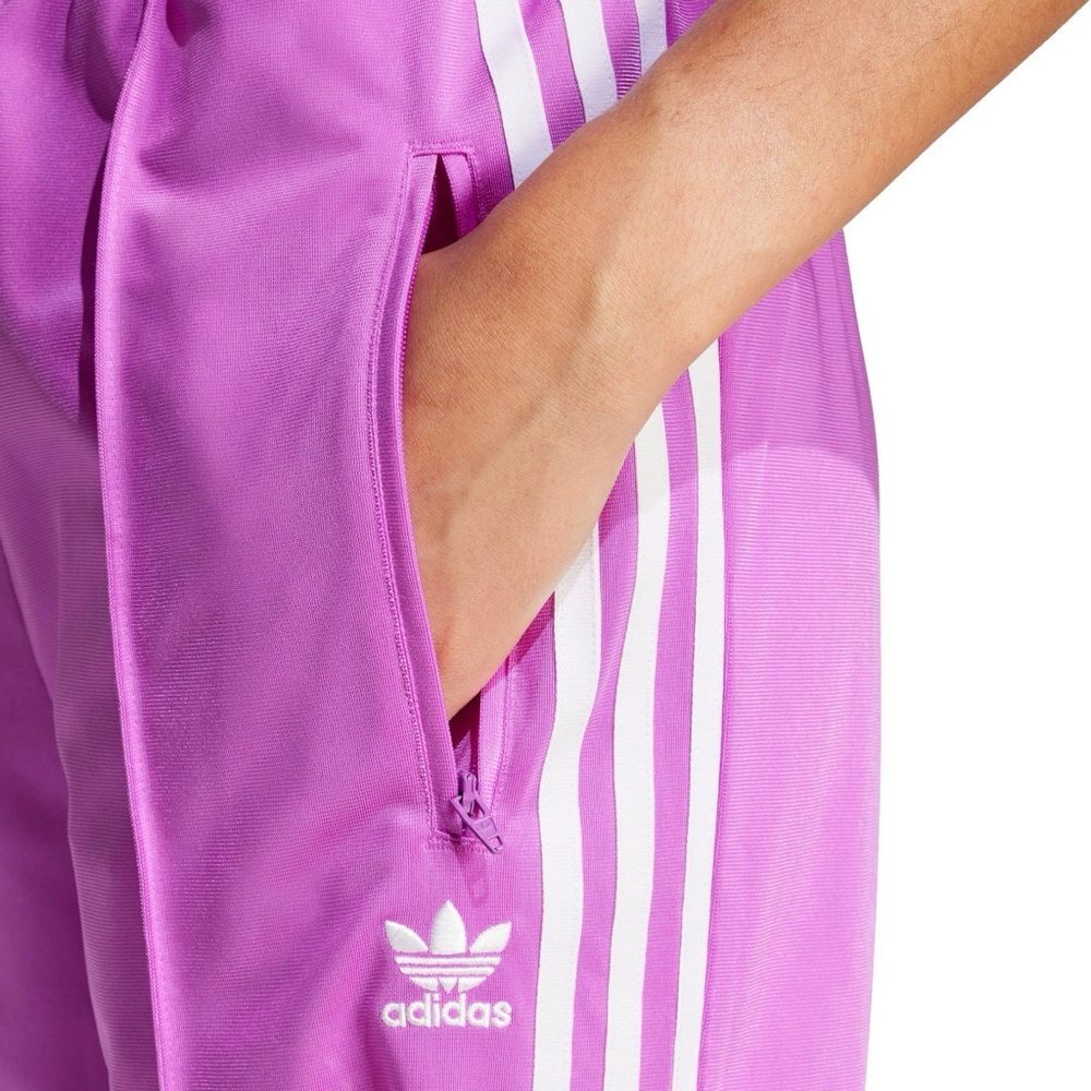 Sold Out NWT Adidas Firebird Wide Leg Track Pants Purple Pink 3-Stripe Size 2XS - Picture 6 of 8